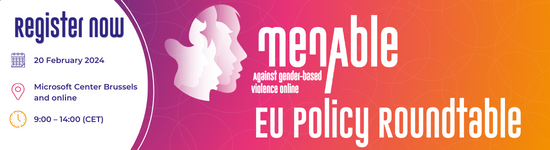 Banner promoting the menABLE roundtable