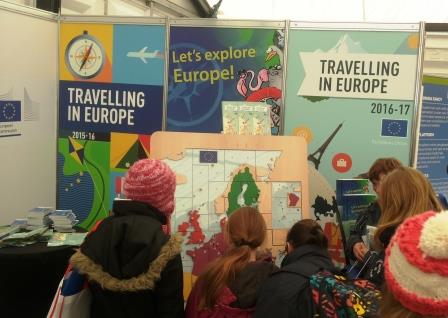 Young citizens in Dublin learn about the EU