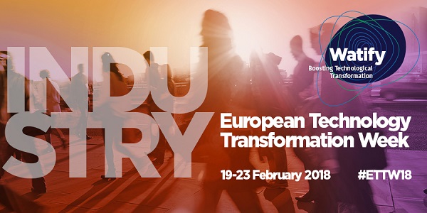 European Technology Transformation Week visual identity and #ETTW18