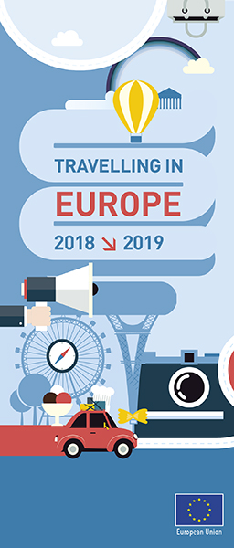 'Travelling in Europe 2018-2019' cover