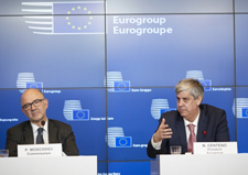 Mr Pierre MOSCOVICI, European Commissioner for Economic and Financial Affairs, Taxation and Customs; Mr Mario CENTENO, President of the Eurogroup. © European Union, 2018