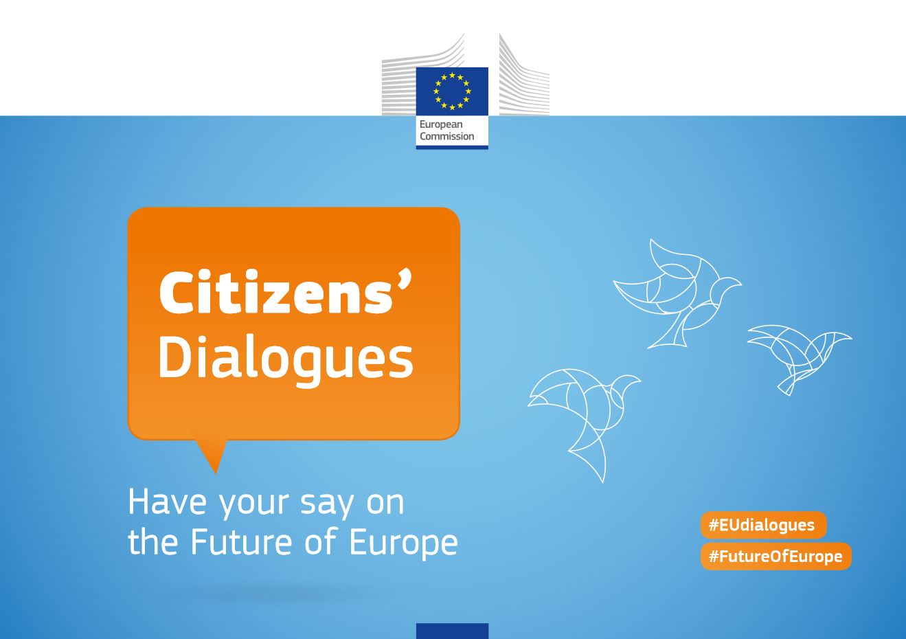 'Citizens’ Dialogues: Have your say on the Future of Europe' cover