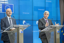 Eurogroup Press conference, Mr Pierre MOSCOVICI and Mr Mario CENTENO © European Union, 2019