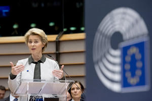 Presentation of the European Green Deal by Ursula von der Leyen, President of the EC © European Union, 2019