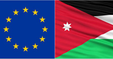 EU flag and Jordanian flag © European Union, 2020