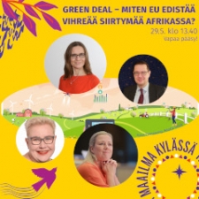 Green Deal – miten EU edistää vihreää siirtymää Afrikassa?
