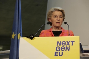 Presentation of key parts of CY RRP: Ursula von der Leyen ©European Union