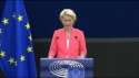 Ursula von der Leyen esitteli EU:n tulevaisuudennäkymiä vuotuisessa puheessaan unionin tilasta 15.9.2021