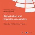 Digitalisaatio ja kielellinen saavutettavuus (Digitalization and linguistic accessibility) – virtuaalitapahtuma