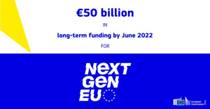 50 billion € in long-term funding by June 2022 for NextGenEU, ©European Union
