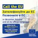 ”EU:n solidaarinen tuki Ukrainalle” – myös puhelinpalvelu nyt ukrainaksi ja venäjäksi