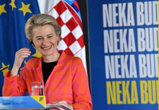 Ursula von der Leyen, President of the European Commission is smiling ©European Union