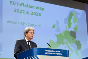 Paolo Gentiloni, Commissioner for Economy, is presenting the Spring 2022 Economic forecast on 16 May 2022, ©European Union