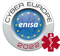 Visual entity: Cyber Europe 2022, health care visual