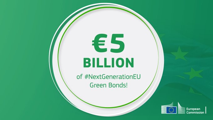 5 billion euros of #NextGenerationEU Green Bonds!