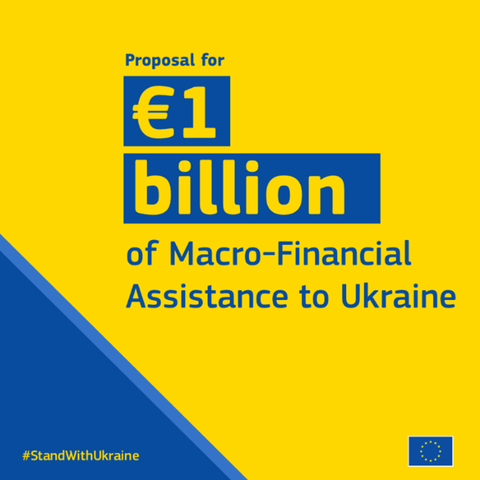 European Commission proposes first €1 billion tranche of the new macro-financial assistance for Ukraine