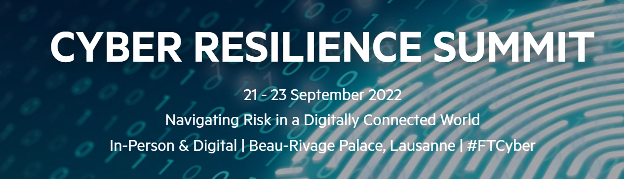 Save-the-date: FT Cyber Resilience Summit