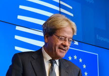 Paolo Gentiloni, European Commissioner for Economy, speaks at the Press Conference of the Eurogroup meeting on 3 October 2022, ©European Union