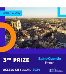 Access City Award 2024 third-place winner image Saint-Quentin