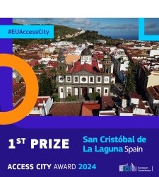 Access City Award 2024 winner image San Cristóbal de La Laguna