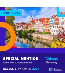 Access City Award 2024 Special Mention New European Bauhaus winner Tübingen