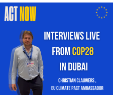 Climate Pact Ambassador Christian Clauwers at COP28