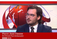 Climate Pact Ambassador Pierre-Jean Clausse at BBC
