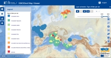 Example of floating microlitter map: Type of litter per net