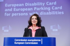 Helena Dalli at the European Disability Card and European Parking Card for persons with disabilities debate.