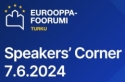 7.6. Eurooppa-foorumin Speaker’s Cornerissa Timo Pesonen