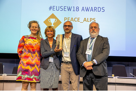 Interreg project PEACE_Alps wins the EU Sustainable Energy Week Award 2018!