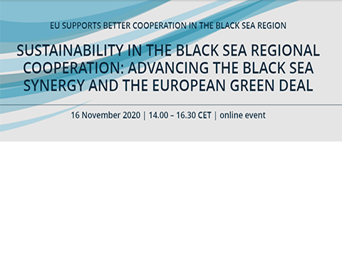 Online event - Sustainability in the Black Sea Regional Cooperation: Advancing the Black Sea Synergy and the European Green Deal
