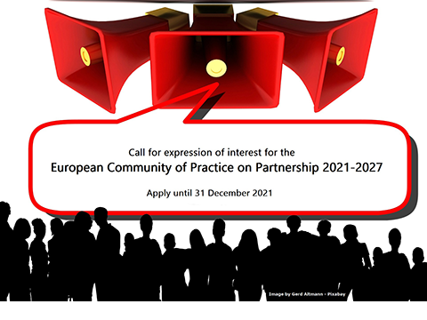 The European Commission launches the call for expressions of interest for the European Community of Practice on Partnership 2021-2027