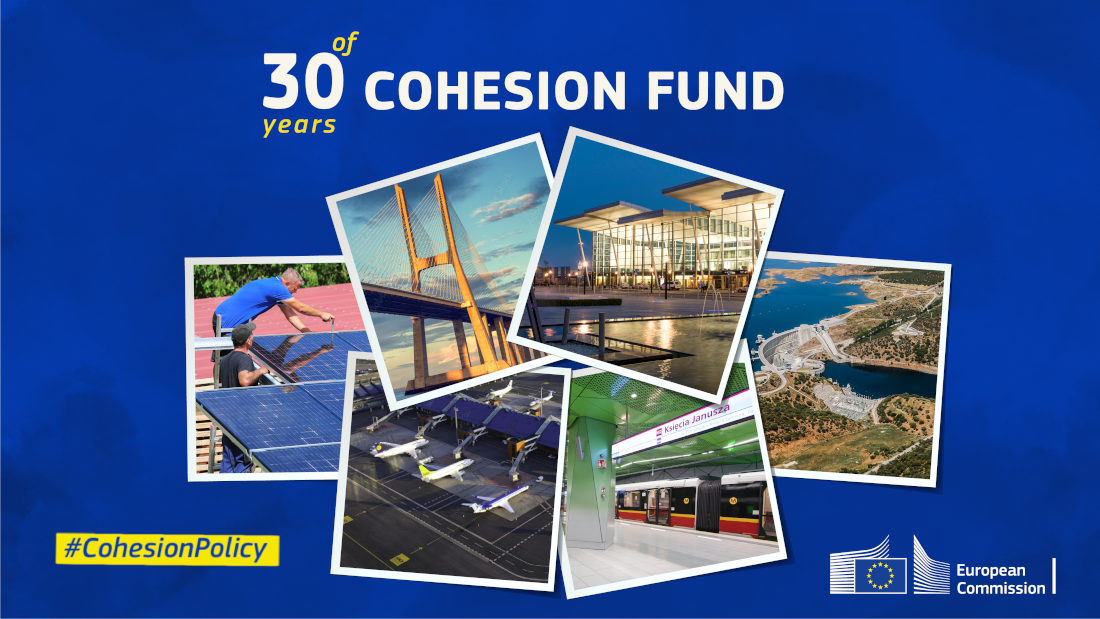 30. obletnica Kohezijskega sklada: 179 milijard evrov za konvergenco in trajnostni razvoj