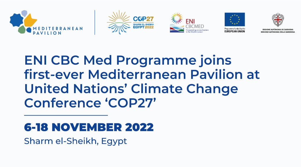 Mediterranean Sea Basin Programme  projects showing the way at COP 27