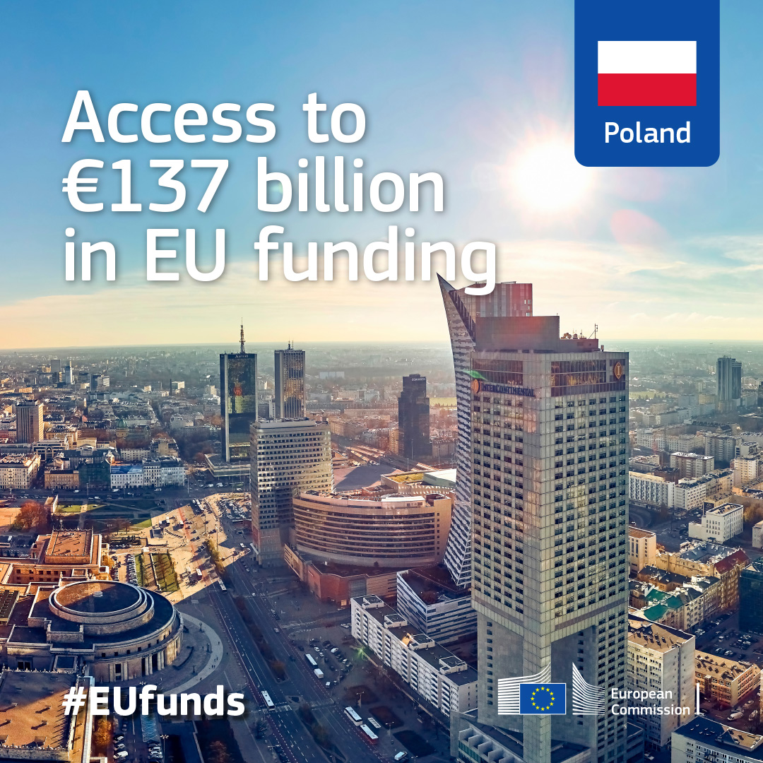 Wysiłki Polski na rzecz przywrócenia praworządności torują drogę do uzyskania do 137 mld euro z funduszy UE