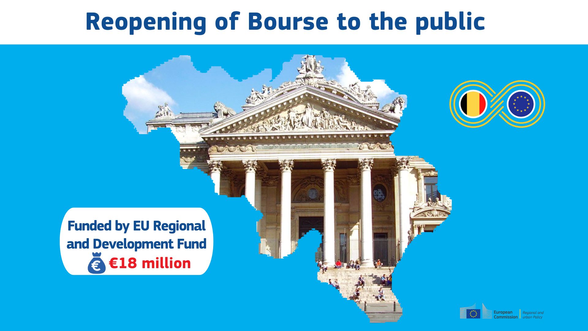 Heropening van De Beurs voor het publiek: het hoogtepunt van een grootschalig project gesteund door de EU