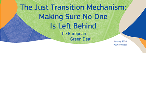 Financovanie ekologickej transformácie: Investičný plán európskeho ekologického dohovoru a Mechanizmus spravodlivej transformácie