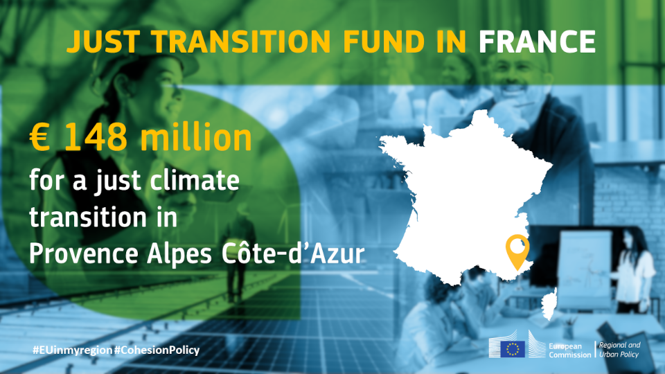EU Cohesion Policy: €148 million for a just climate transition in Bouches-du-Rhône