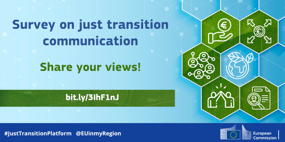 Share your views on just transition communication and awareness-raising