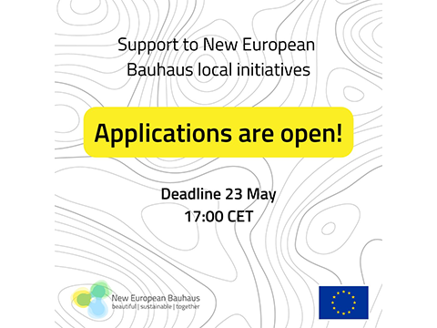 New European Bauhaus: support to cities for local initiatives