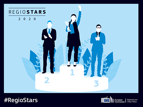 ES sanglaudos politika. Komisija skelbia apdovanojimų konkurso „Regiostars 2020“ nugalėtojus