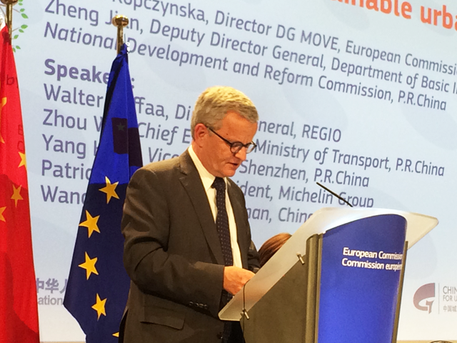 Walter Deffaa addresses EU-China Summit events