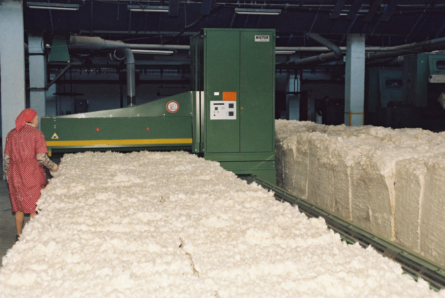 Lithuania, Klaipeda: cotton spinning company