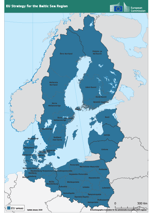 regions involved in the EU Strategy for the Baltic Sea Region