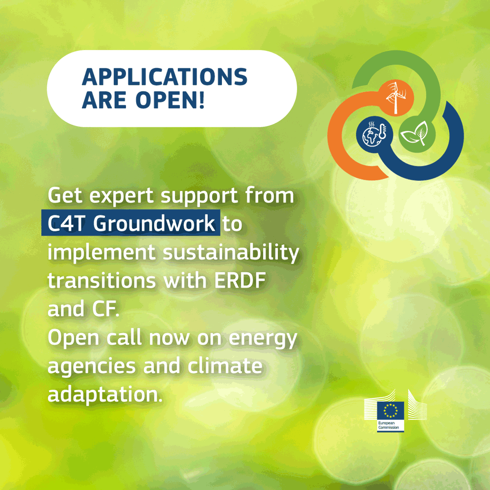 Apply now for C4T GROUNDWORK – the new technical assistance for cohesion for sustainable transitions!