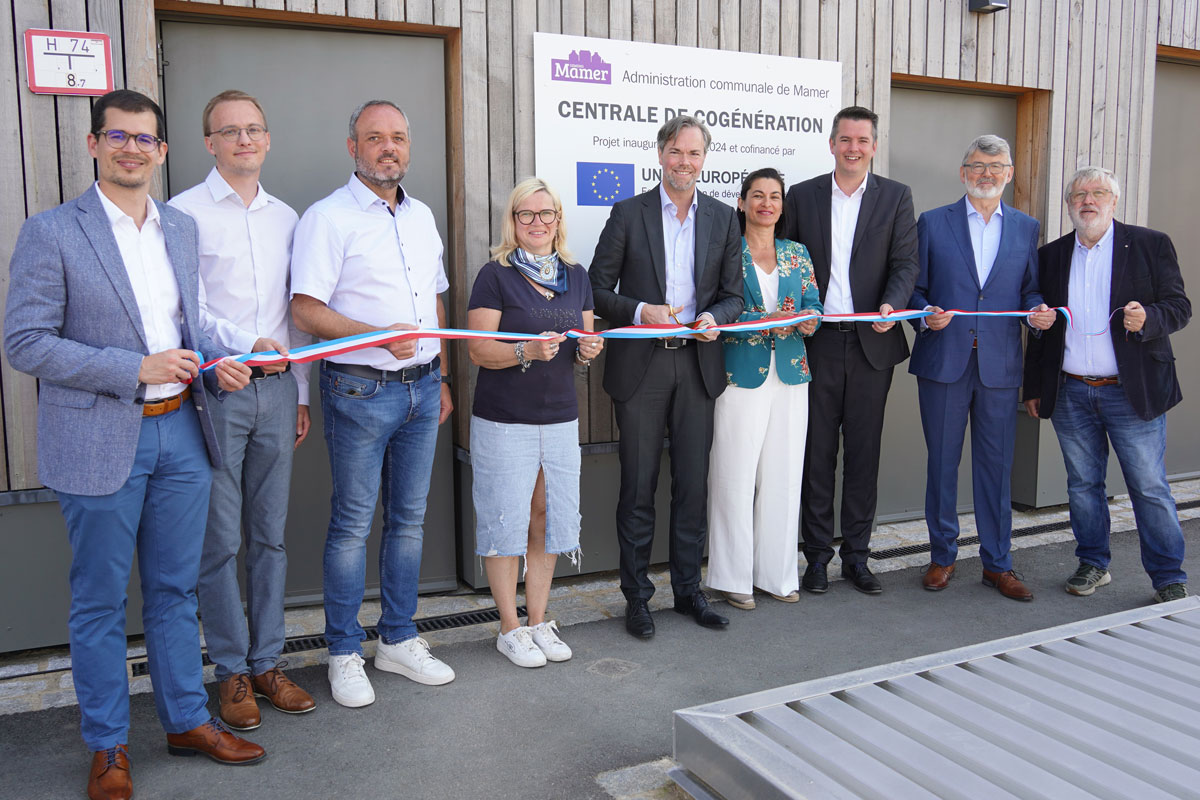 Luxembourg: Inauguration of the Biomass Cogeneration Plant in Mamer