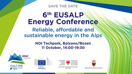Register to the 6th Alpine Region Energy Conference in Bolzano