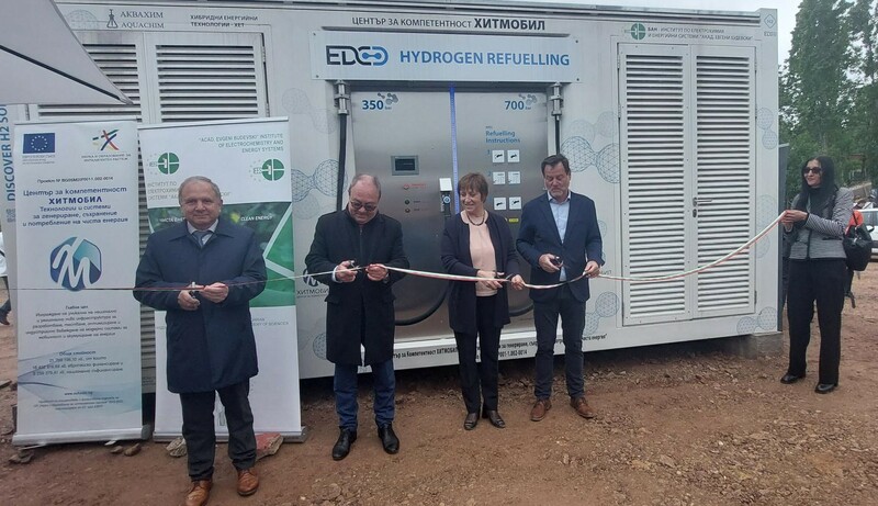 Bulgaria's first hydrogen charging station inaugurated, a significant milestone towards green mobility