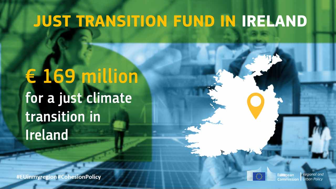 EU Cohesion Policy: €169 million for a just climate transition in Ireland